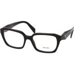 Schwarze Prada Runde Kunststoffbrillen für Damen 