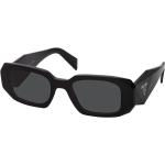 Schwarze Prada Quadratische Kunststoffsonnenbrillen für Damen 