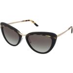 Schwarze Prada Ovale Cateye Sonnenbrillen aus Kunststoff 