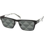 Schwarze Prada Rechteckige Rechteckige Sonnenbrillen aus Metall für Herren 