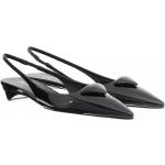 Schwarze Prada High Heels & Stiletto-Pumps aus Leder für Damen Größe 38,5 