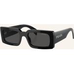 Dunkelgraue Prada Pilotenbrillen aus Kunststoff für Damen 