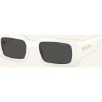 Dunkelgraue Prada Pilotenbrillen aus Kunststoff für Damen 