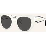 Dunkelgraue Prada Cateye Sonnenbrillen aus Kunststoff für Damen 