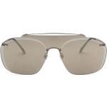 Silbergraue Prada Sport Verspiegelte Sonnenbrillen für Herren 