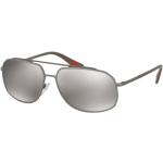 Dunkelbraune Prada Sport Sonnenbrillen polarisiert aus Kunststoff 