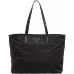 Prada Tote - Closed Shopping Bag With Front Pocket - Gr. unisize - in Schwarz - für Damen