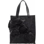 Reduzierte Schwarze Prada Lederhandtaschen aus Leder für Damen 