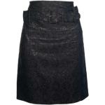 Schwarze Vintage Prada Schlauchröcke aus Seide für Damen Größe L 