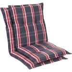 Rote Blumfeldt Sesselauflagen Niedriglehner aus Polyester UV-beständig 