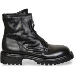 Reduzierte Schwarze Premiata Ankle Boots & Klassische Stiefeletten mit Reißverschluss aus Leder für Herren Größe 40 