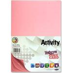 Premier Stationery A4 160 gsm Aktivität Karte – Pink (50 Stück Blatt)