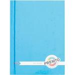Premier Stationery Premto Notizbuch, A6, Hardcover, 160 liniert, weiße Seiten, Blau