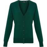 Grüne Premier Workwear V-Ausschnitt Damencardigans Größe 4 XL 