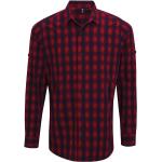 Dunkelblaue Elegante Langärmelige Premier Workwear Herrenlangarmhemden mit Knopf aus Baumwolle Größe XXL 