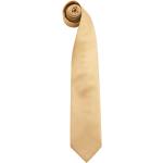 Goldene Elegante Premier Workwear Herrenkrawatten & Herrenschlipse aus Polyester 