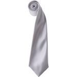 Silberne Premier Workwear Herrenkrawatten & Herrenschlipse aus Polyester 