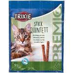 Premio Stick Quintett - Geflügel&Leber 5x5g 5x5g - Geflügel&Leber - Leckerli für Katzen
