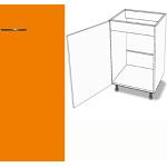 Orange Küchenunterschränke Breite 50-100cm, Höhe 50-100cm, Tiefe 0-50cm 