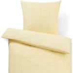 Gelbe Karo Allergiker TCHIBO Bio Nachhaltige Bettwäsche in Übergrößen mit Reißverschluss aus Baumwolle maschinenwaschbar 155x220 
