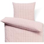 Rosa Karo TCHIBO Bettwäsche in Übergrößen mit Reißverschluss aus Baumwolle 155x220 
