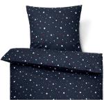 Cremefarbene Sterne TCHIBO Bio Nachhaltige Bettwäsche in Übergrößen mit Reißverschluss aus Baumwolle 155x220 
