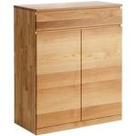 Reduzierte Moderne Home Affaire Nachhaltige Sideboards aus Massivholz mit Schublade Breite 50-100cm, Höhe 100-150cm, Tiefe 0-50cm 
