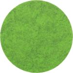 Grüne Runde Glasuntersetzer aus Filz 