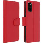 Rote Samsung Galaxy S20 Cases Art: Flip Cases aus Rindsleder kratzfest 