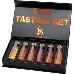 Premium Rum Tasting Set | aus Barbados, Jamaika, Guyana, Kuba |mit Tasting-Set-Flyer | in edler Geschenkbox mit Magnetverschluss