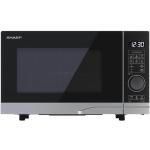 Premium series YC-PG204AE-S - microwave oven with grill - freestanding - silver