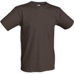 Braune T-Shirts aus Baumwolle für Herren Größe M 