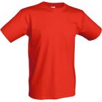 Rote T-Shirts aus Baumwolle für Herren Größe M 