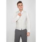 Reduzierte Weiße Elegante Prestije V-Ausschnitt Anzugwesten aus Polyester für Damen für den für den Herbst 