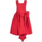 Rote Prestije Kinderkleider A-Linie aus Satin für Mädchen 