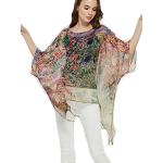 Rosa Prettystern Claude Monet Tunika-Blusen aus Chiffon für Damen Einheitsgröße für den für den Sommer 