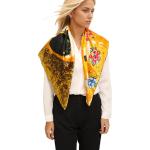 Goldene Elegante Prettystern Gustav Klimt Quadratische Seidentücher aus Seide für Damen 