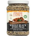 Pride Of India - Whole Black Eyed Peas -3 lbs (136