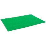 Reduzierte Grüne Unifarbene Primaflor Rechteckige Kurzflorteppiche aus Textil 