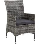 Schwarze Primaster Polyrattan Sessel aus Polyrattan Breite 50-100cm, Höhe 50-100cm, Tiefe 50-100cm 