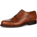Braune Prime Shoes Chicago Rahmengenähte Schuhe mit Schnürsenkel aus Kalbsleder für Herren Größe 42,5 