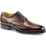 Braune Business Prime Shoes Ferrara Runde Lederschuhe & Kunstlederschuhe mit Schnürsenkel in Normalweite aus Kalbsleder für Herren Größe 45 