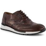 Schokoladenbraune Business Prime Shoes Hochzeitsschuhe & Oxford Schuhe mit Schnürsenkel aus Glattleder für Herren 