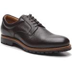 Dunkelbraune Business Prime Shoes Moskau Derby Schuhe mit Schnürsenkel aus Büffelleder für Herren Größe 43 