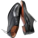 Reduzierte Schwarze Prime Shoes New York Rahmengenähte Schuhe mit Schnürsenkel aus Kalbsleder für Herren Größe 39 