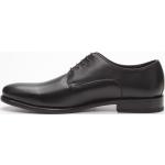 Schwarze Prime Shoes Roma Herrenhalbschuhe aus Leder Größe 43,5 
