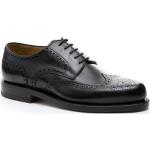 Schwarze Business Prime Shoes Budapester mit Schnürsenkel aus Kalbsleder für Herren 