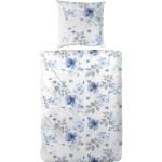 Hellblaue Romantische Primera Blumenbettwäsche aus Baumwolle trocknergeeignet 155x220 2-teilig 