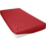 Rote Primera Spannbettlaken & Spannbetttücher aus Baumwolle maschinenwaschbar 160x200 