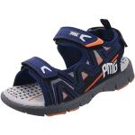 Marineblaue Primigi Outdoor-Sandalen mit Klettverschluss aus Leder für Kinder Größe 26 für den für den Sommer 